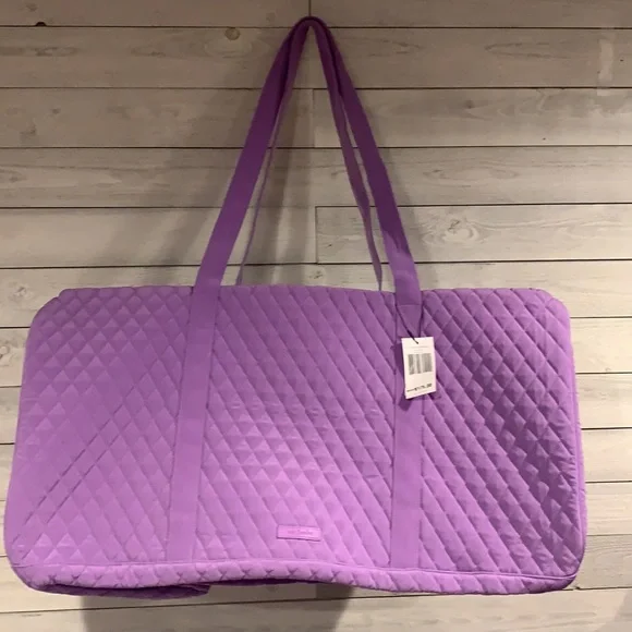 ‼️holiday sale-FIRM‼️NWT Vera Bradley xl traveler duffel mokara orchid purple - Picture 1 of 8